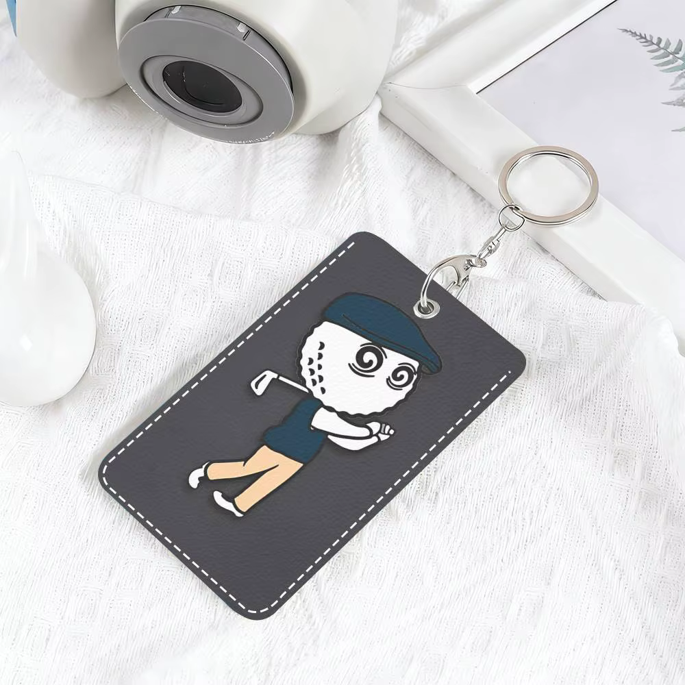 L-Leisure M-Malbones Porte-cartes en cuir PU imprimé de qualité