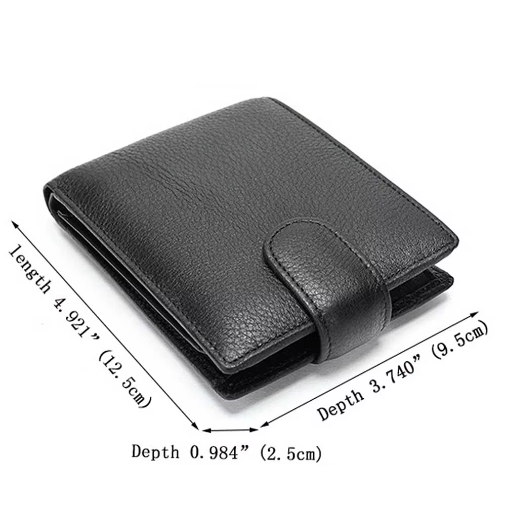 Nouveau portefeuille pour hommes porte - cartes haute qualité HASP