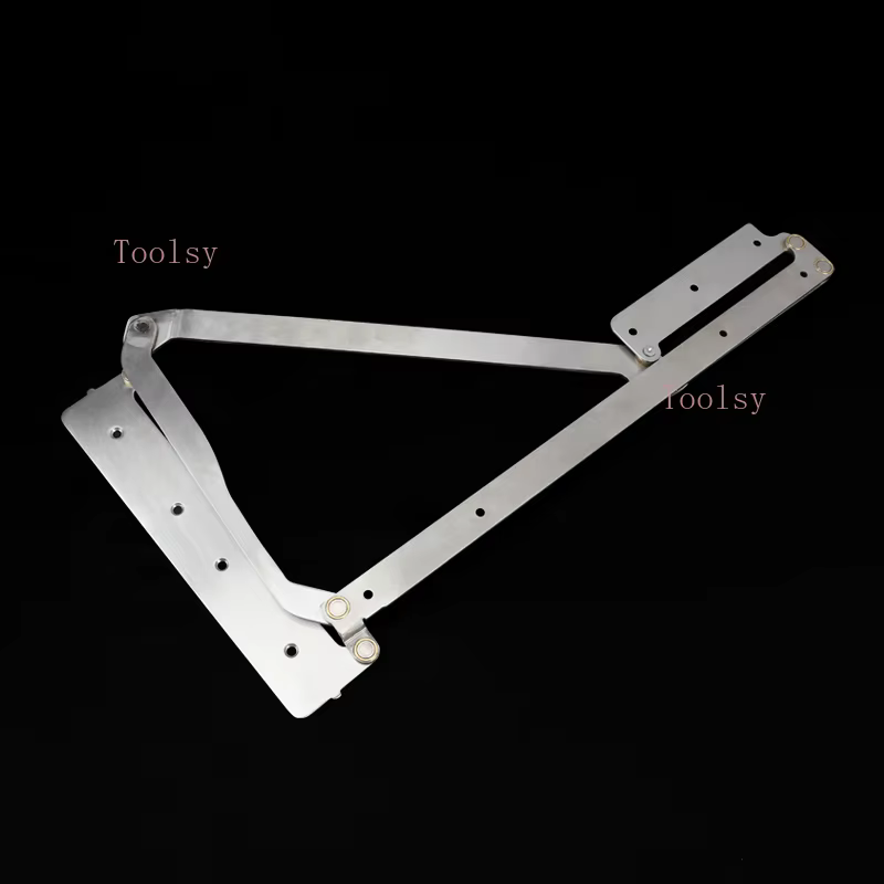 Porte pliante à ouverture plate à 90 degrés, quincaillerie en acier inoxydable 304, pour chambre à coucher, salon, salle de bains, porte pliante sans rail
