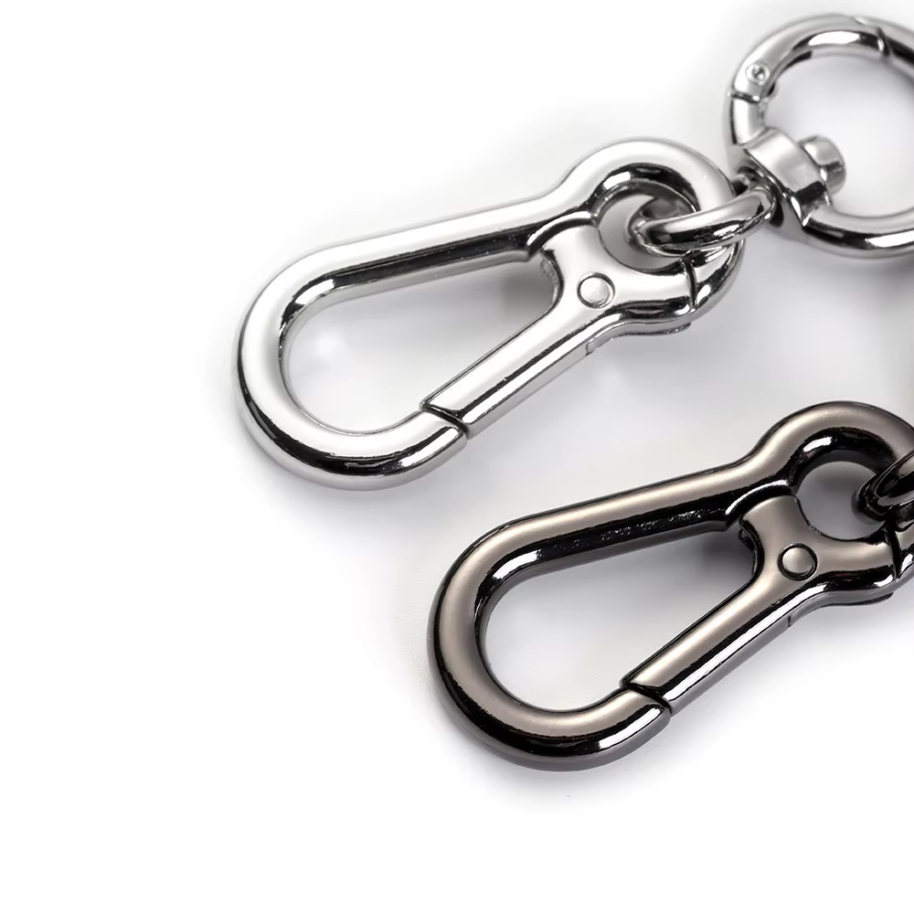 Porte-clés à mousqueton en alliage de Zinc