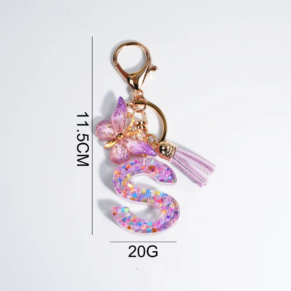 Porte-clés Alphabet A à Z 26 lettres