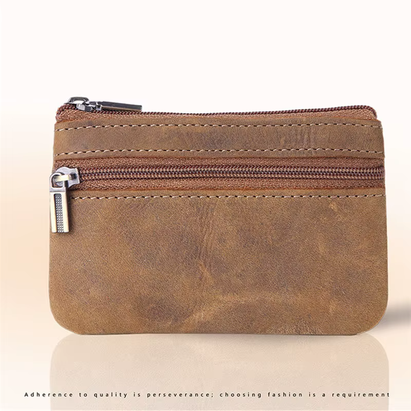 Porte-carte Crazy Horse en cuir