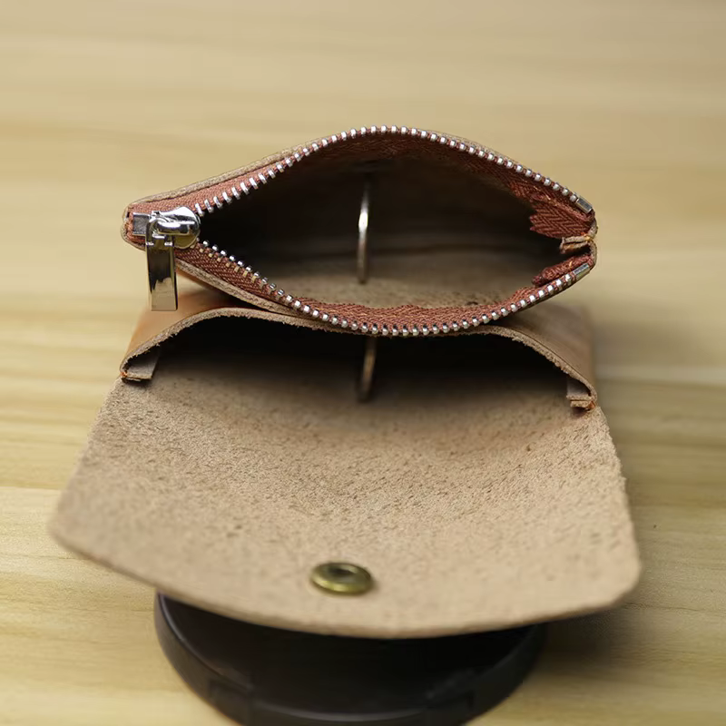 WERLLANDS Portefeuille porte-cartes court bicolore en cuir PU rétro avec boucle en laiton