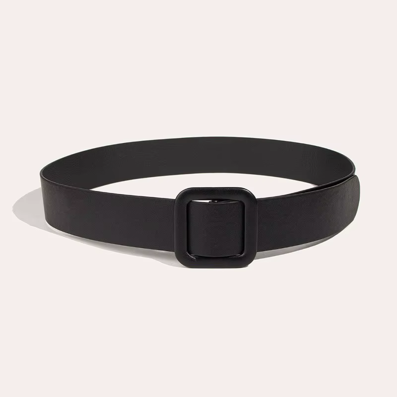 Ceinture à boucle carrée simple