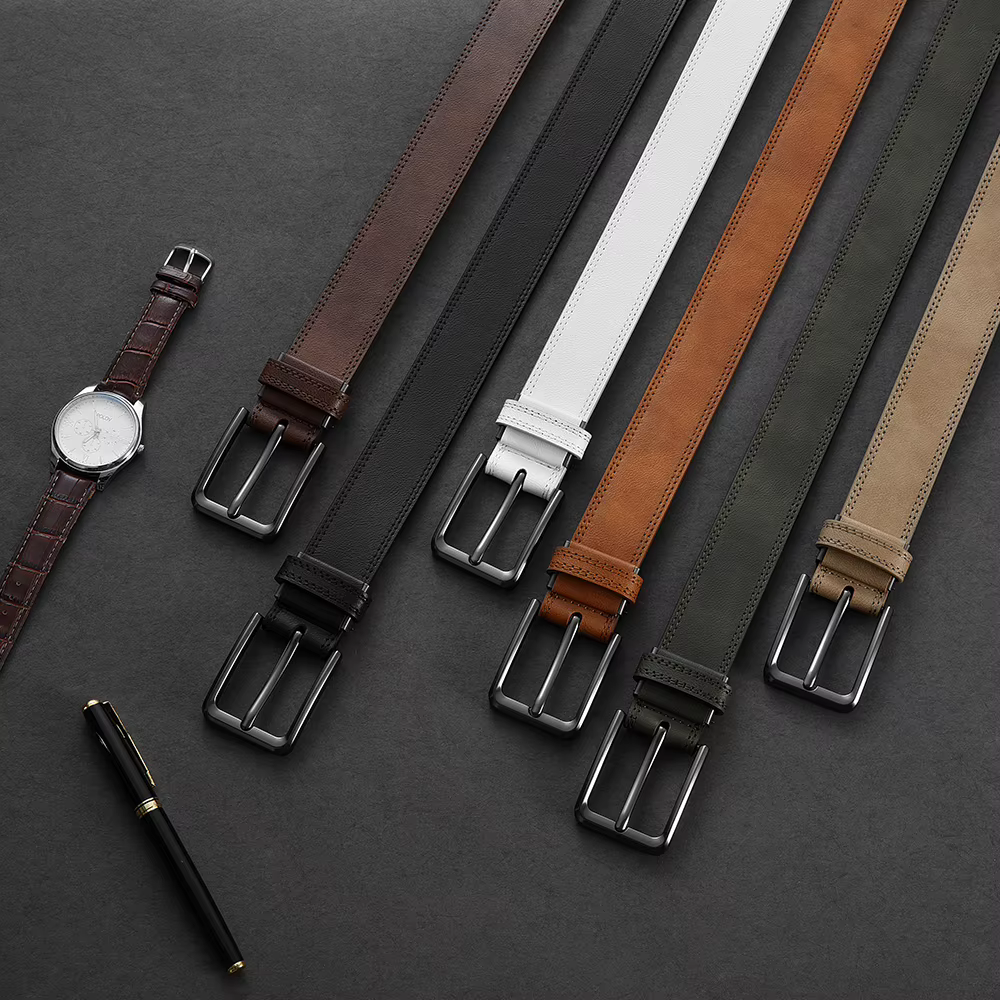 Ceinture en cuir pour hommes