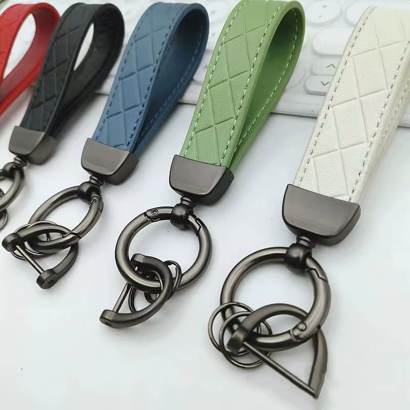Porte-clés de voiture en Faux cuir de luxe