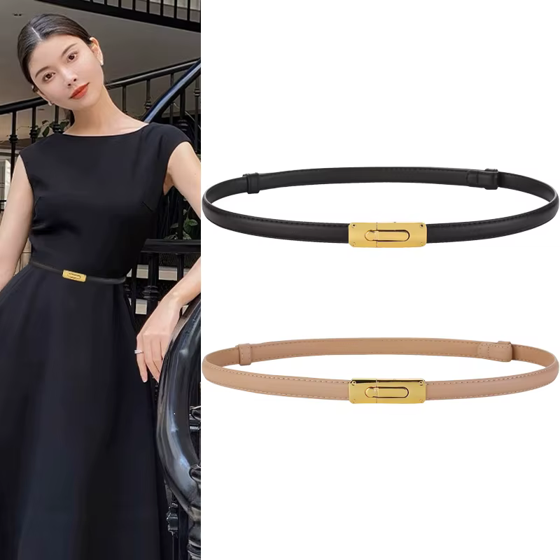 Ceinture fine et élégante de styliste pour femmes