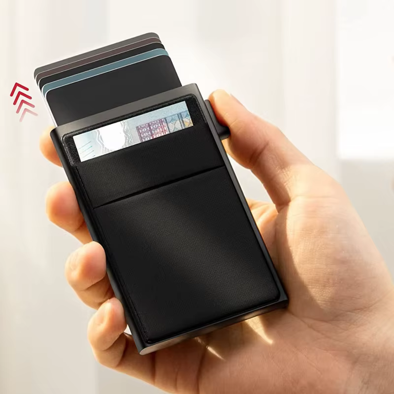 Porte-carte de crédit RFID pour hommes