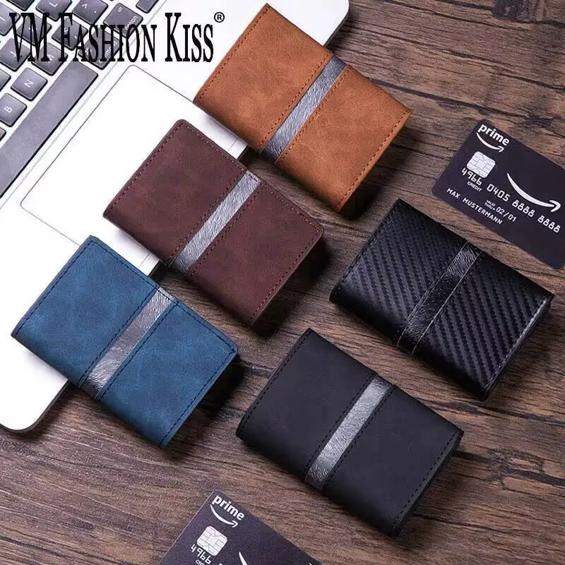 Portefeuille pour hommes porte-carte Portable boîte en aluminium