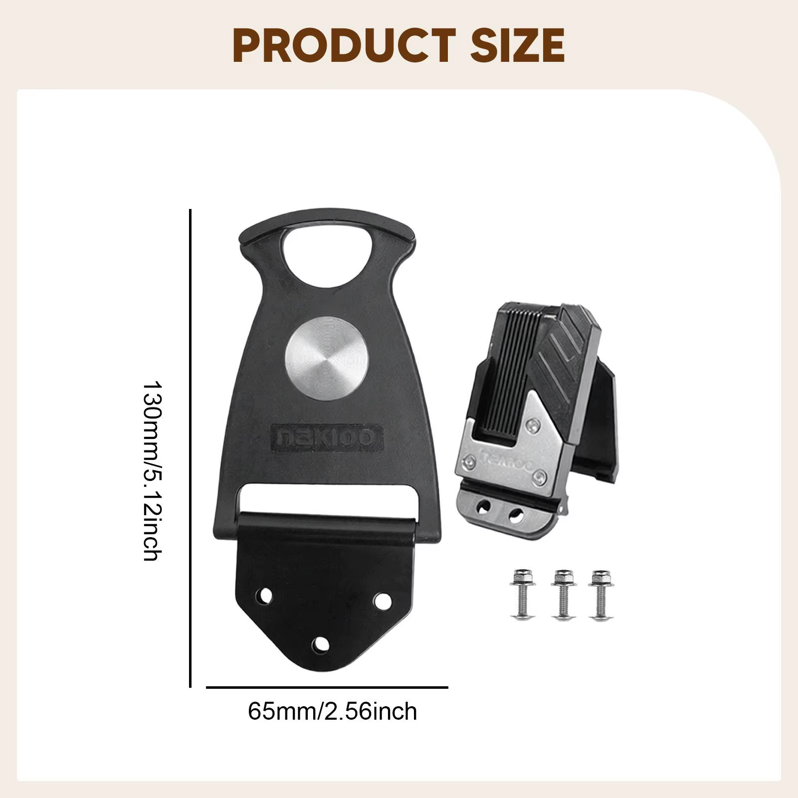 Clip de ceinture pour pochette à outils – Remplacement flexible, pratique et portable pour fixation rapide sur la taille