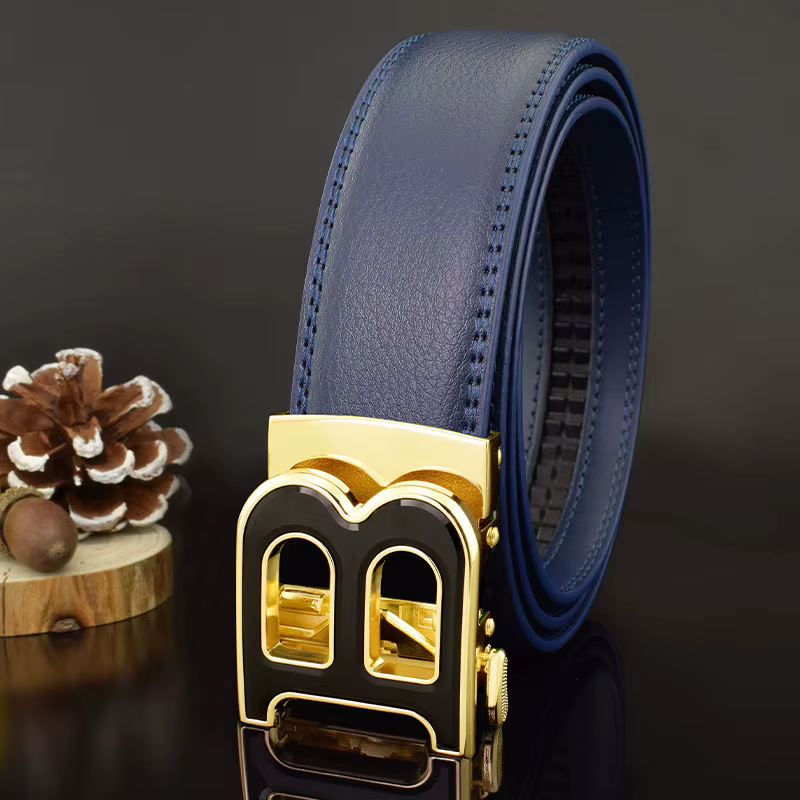 Haute qualité B lettre blanc ceinture hommes classique exquis concepteur