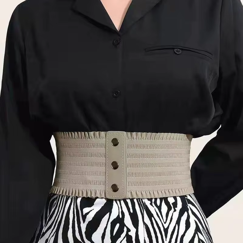 Ceinture élastique large pour femmes