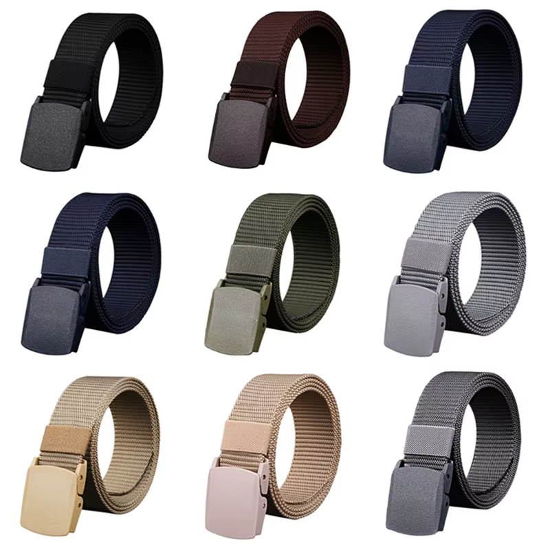 Ceinture en nylon souple pour hommes