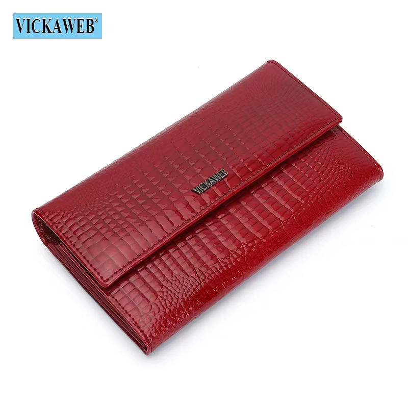 Portefeuille magnétique en cuir PU pour femme