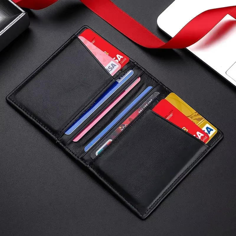 Portefeuille souple Ultra fin 100% cuir véritable