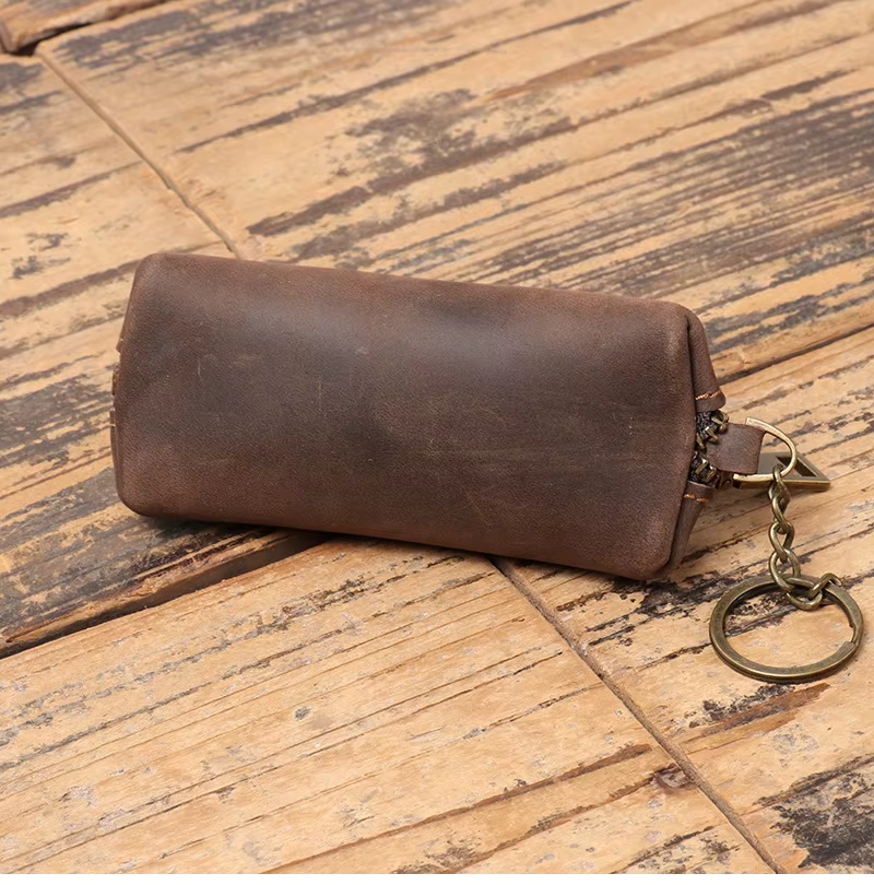 Porte-monnaie vintage avec fermeture éclair