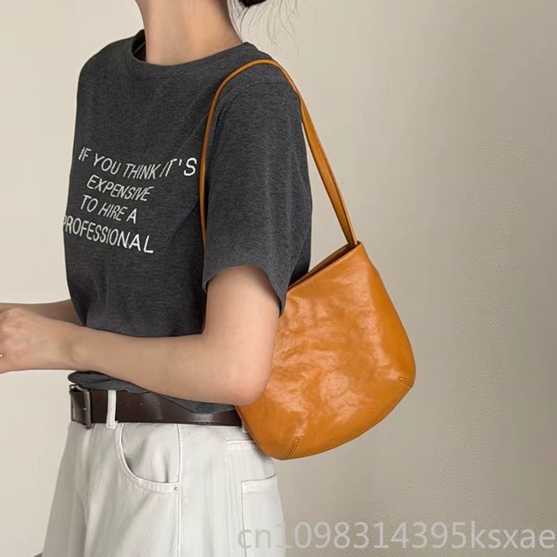 Sac fourre-tout pour femme en cuir véritable