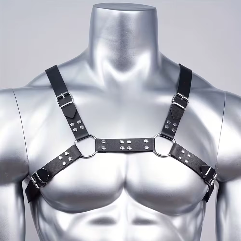 Ceinture en cuir PU pour homme