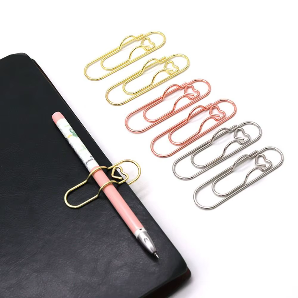 Porte-stylo multifonctionnel coloré, 10 pièces, pinces à papier, pinces à documents, pinces à billets, marque-pages pour photos et mémos