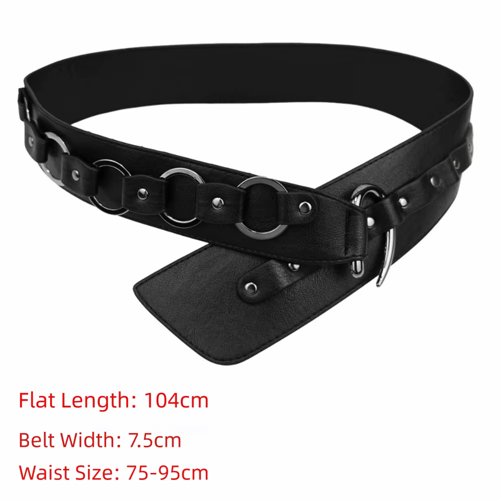 Nouveau Ceinture Punk Vintage alliage polyvalent