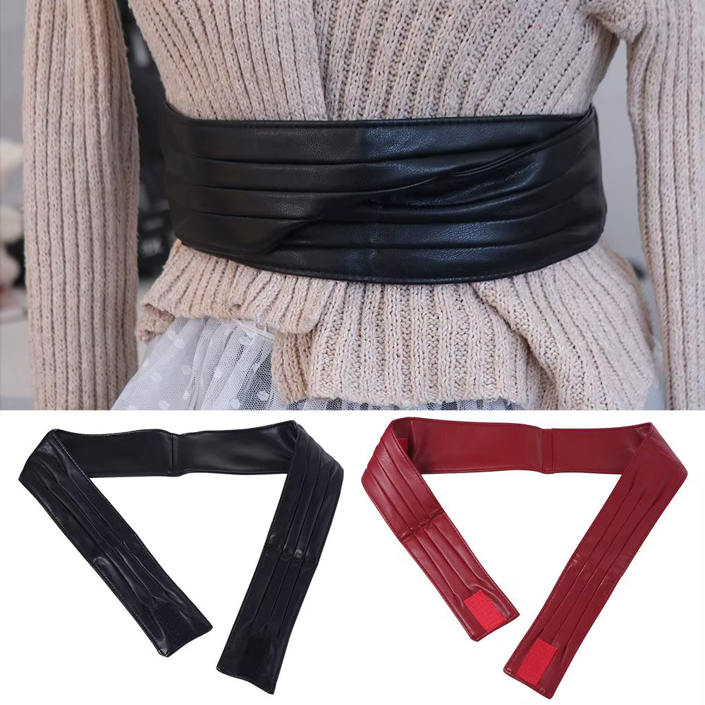 Ceinture large élastique élégante et réglable pour femme