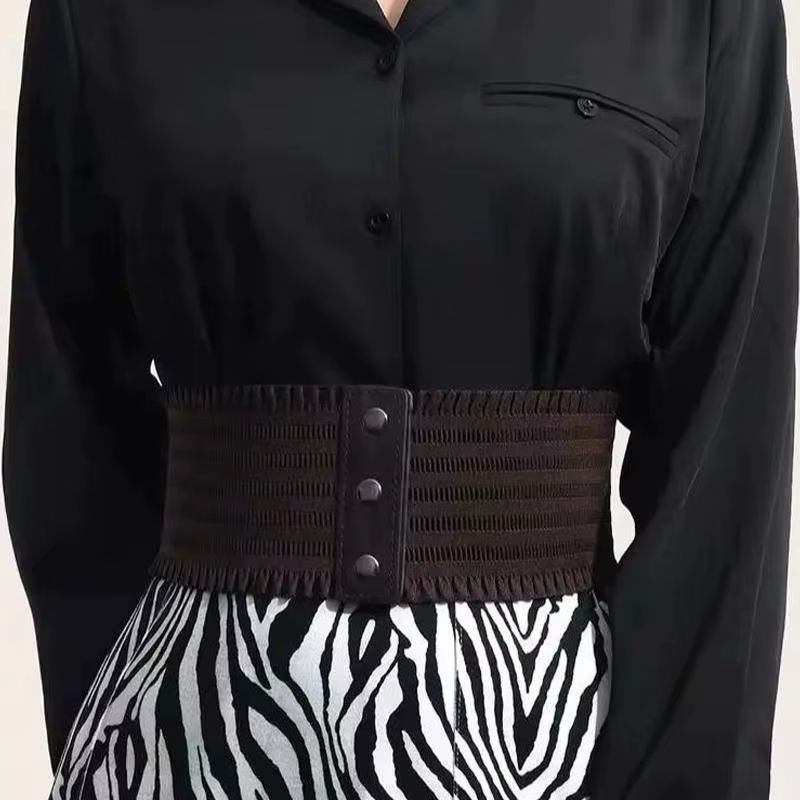 Ceinture élastique large pour femmes