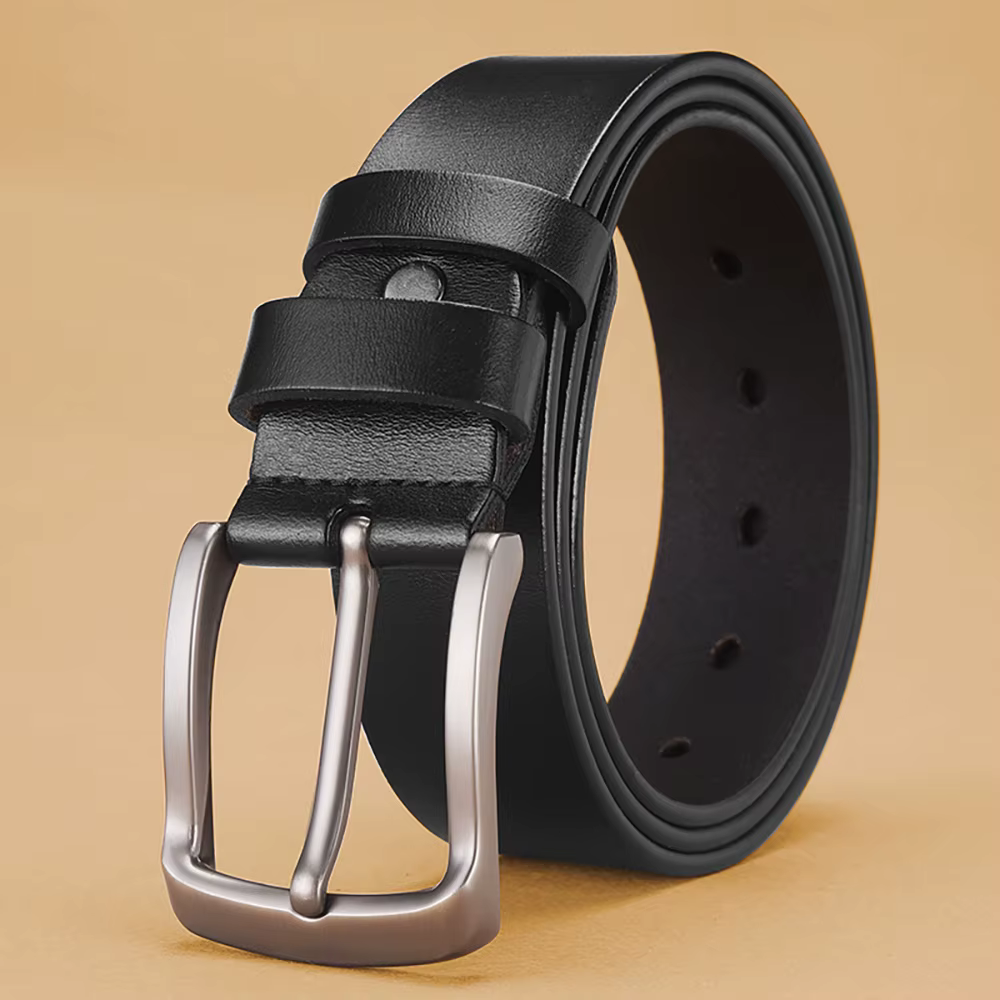 Ceinture à boucle ardillon rétro personnalisée pour hommes