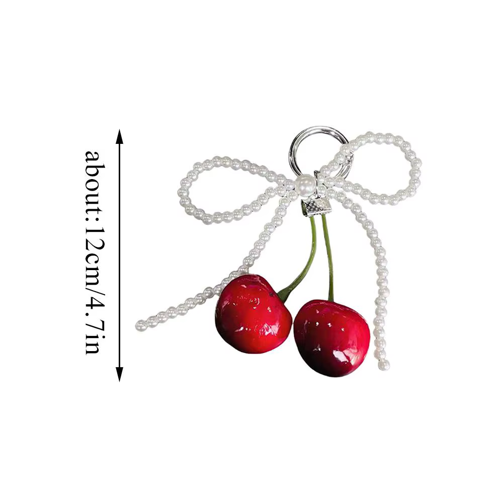 Breloques de sac cerise