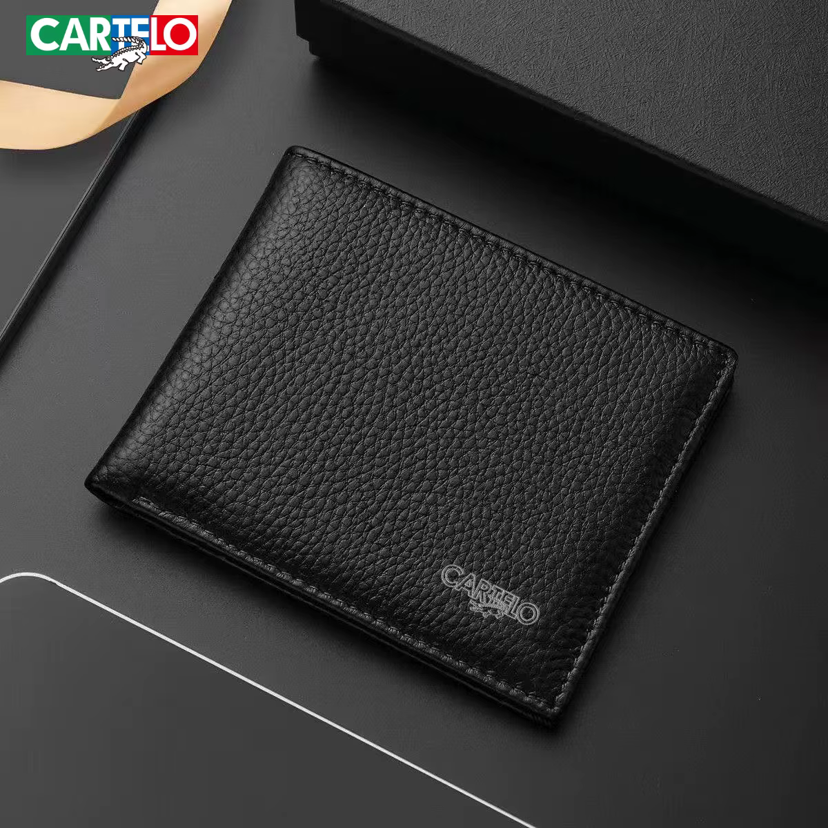 Portefeuille CARTELO en cuir pour hommes