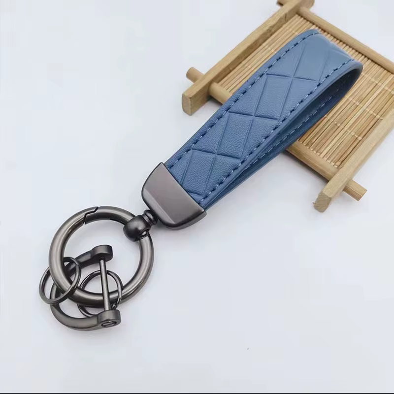 Porte-clés de voiture en Faux cuir de luxe
