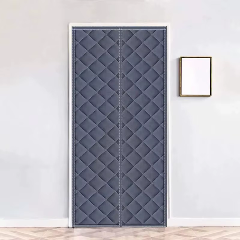 Rideau de porte coupe-vent et chaud, cadre de porte à fermeture magnétique, moustiquaire isolante, panneau résistant au vent pour conduit d'air