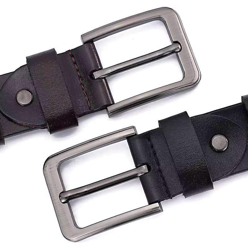 Ceinture en cuir véritable pour hommes et femmes