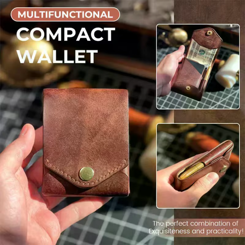 Portefeuille compact multifonctionnel