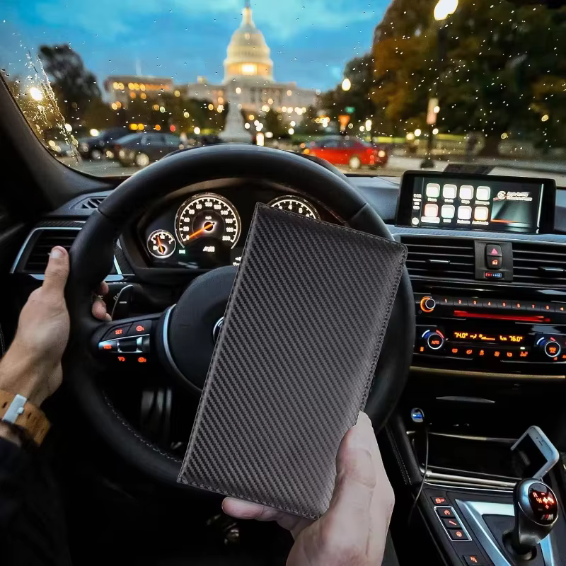 Porte-carte d'enregistrement et d'assurance de voiture personnalisé