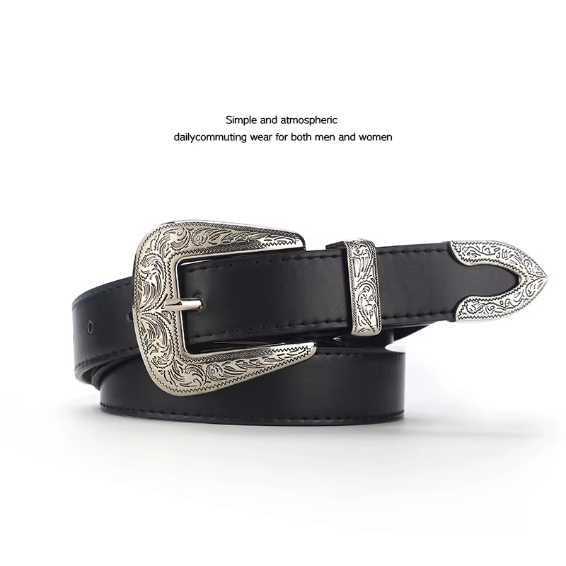 Une ceinture rétro polyvalente de style européen pour hommes et femmes