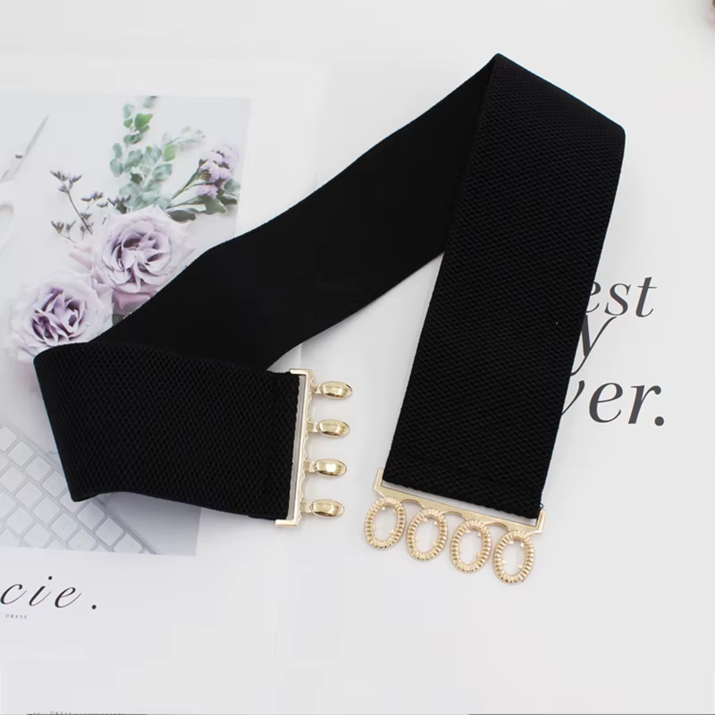 Ceinture large élastique pour femme