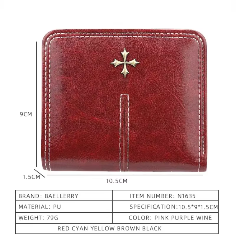 2025 mode mince femmes portefeuilles Mini porte-carte en cuir PU court design haute qualité femme sac à main