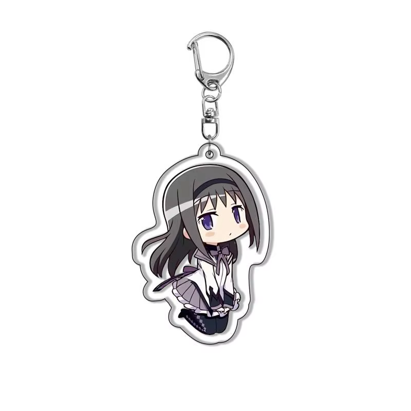 Porte-clés Anime Puella Magi Madoka Magica, Kaname Akemi Homura, Miki Sayaka, Tomoe Mami, Kyoko, pour les fans, cadeaux, bijoux