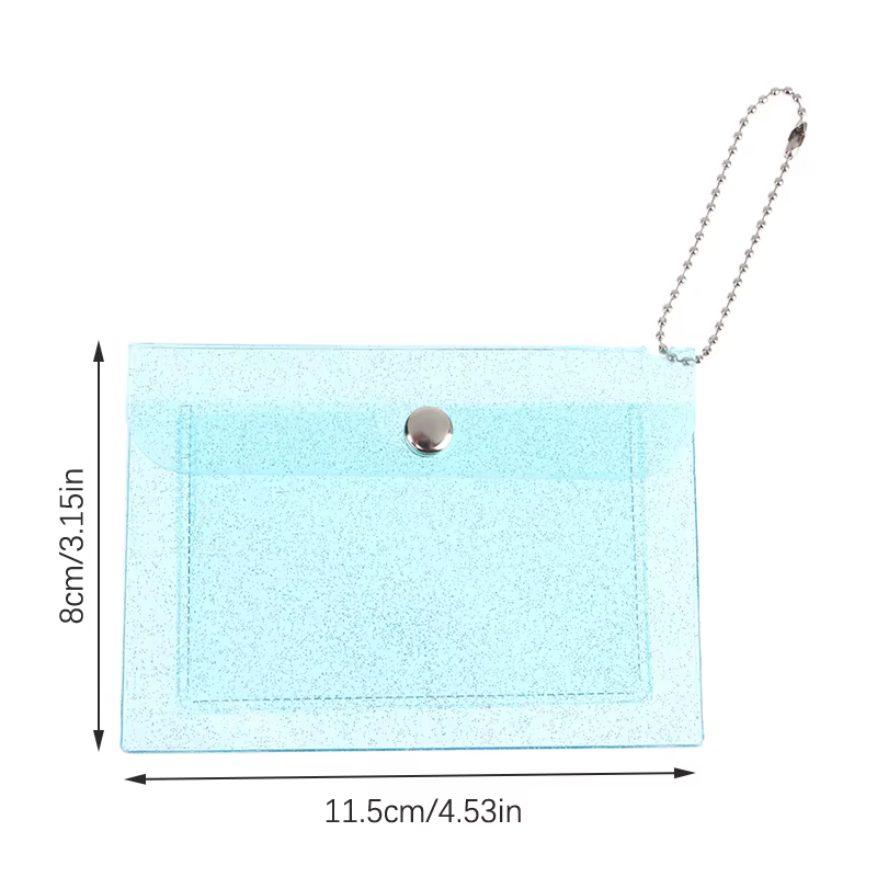 Porte-cartes de crédit transparent et étanche pour hommes et femmes