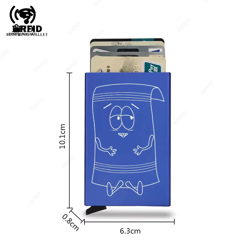 Personnalisé Rfid Smart porte-carte de crédit portefeuilles mince
