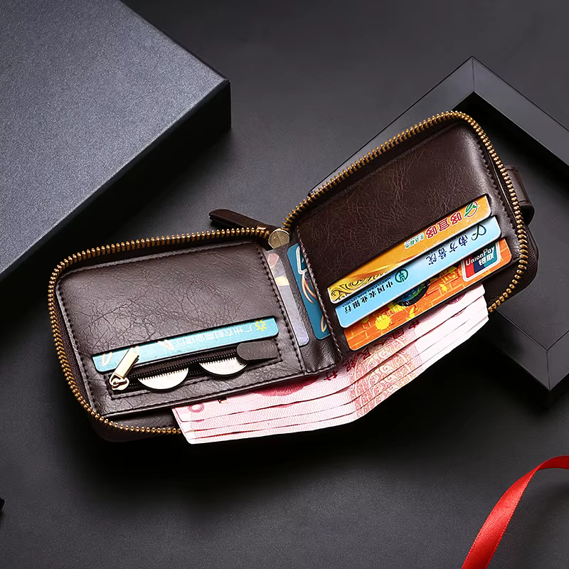Portefeuille court pour homme