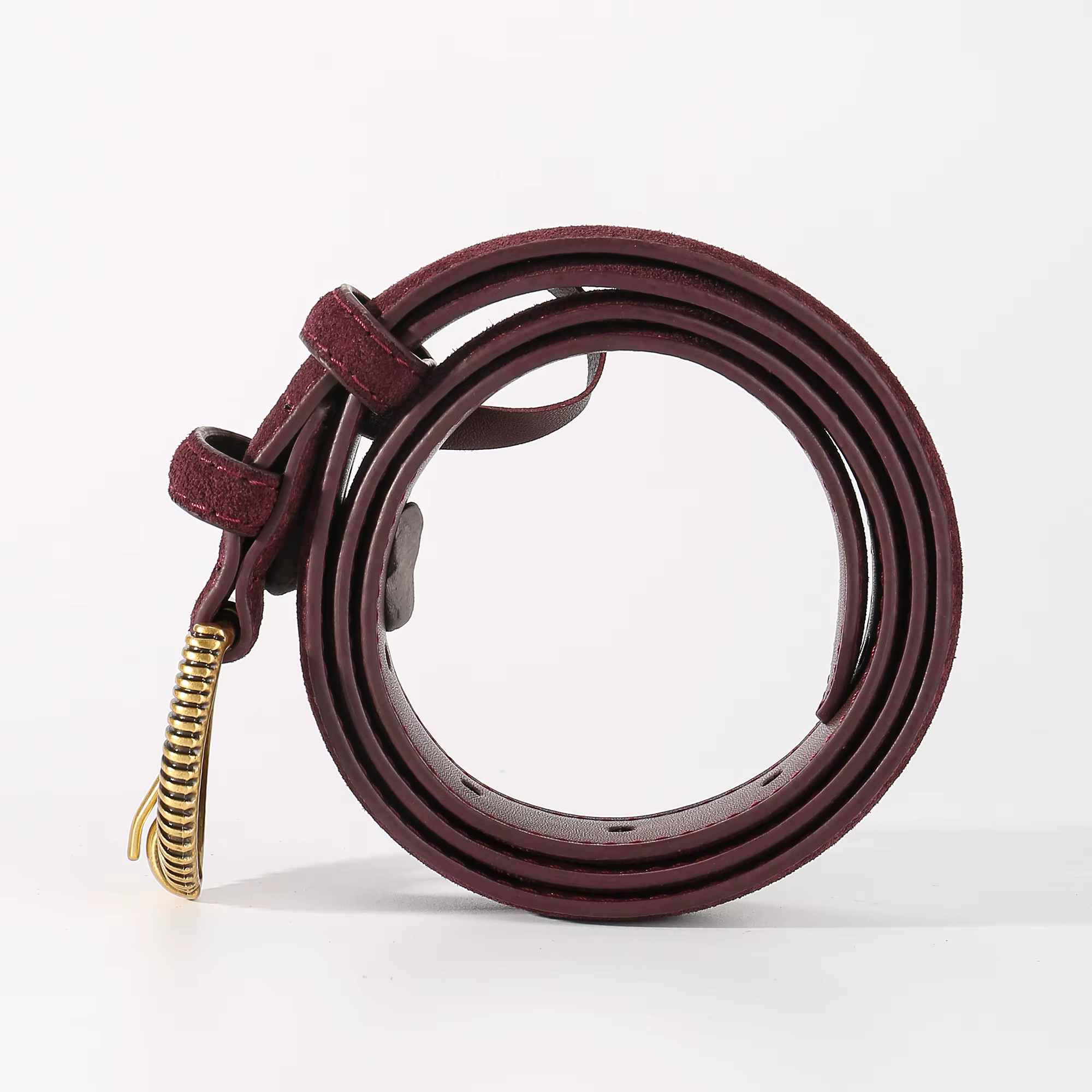 Ceinture en daim pour femmes
