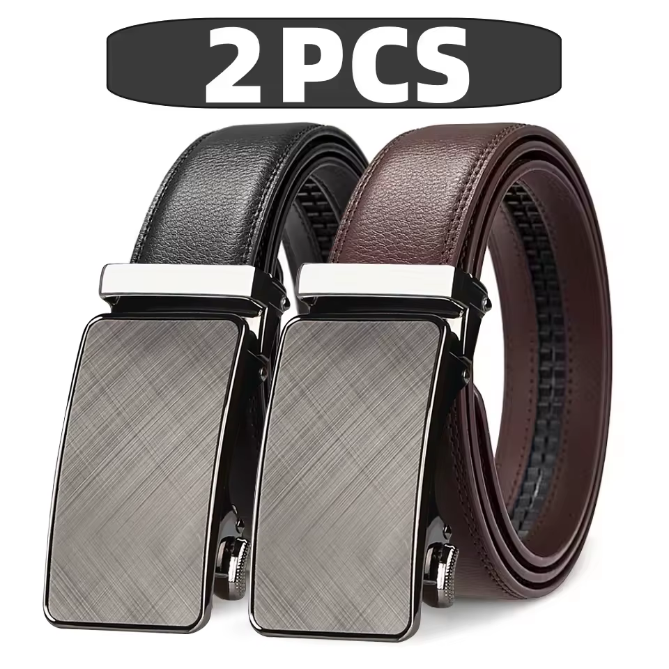 Ceinture en cuir véritable pour hommes