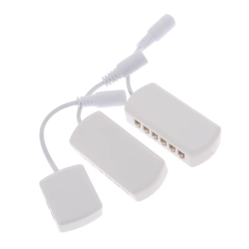 ShuBox-airies Splitter avec prise mâle, adaptateur d'éclairage d'armoire LED, connecteurs de globalisation, 4 ports, 6 ports, 12ports, 2510 espacement intérieur, 2.54