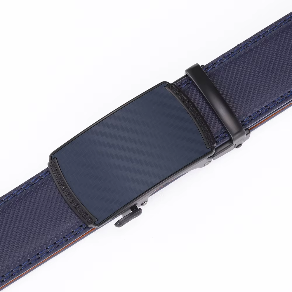 Hommes ceinture en cuir alliage boucle automatique mâle