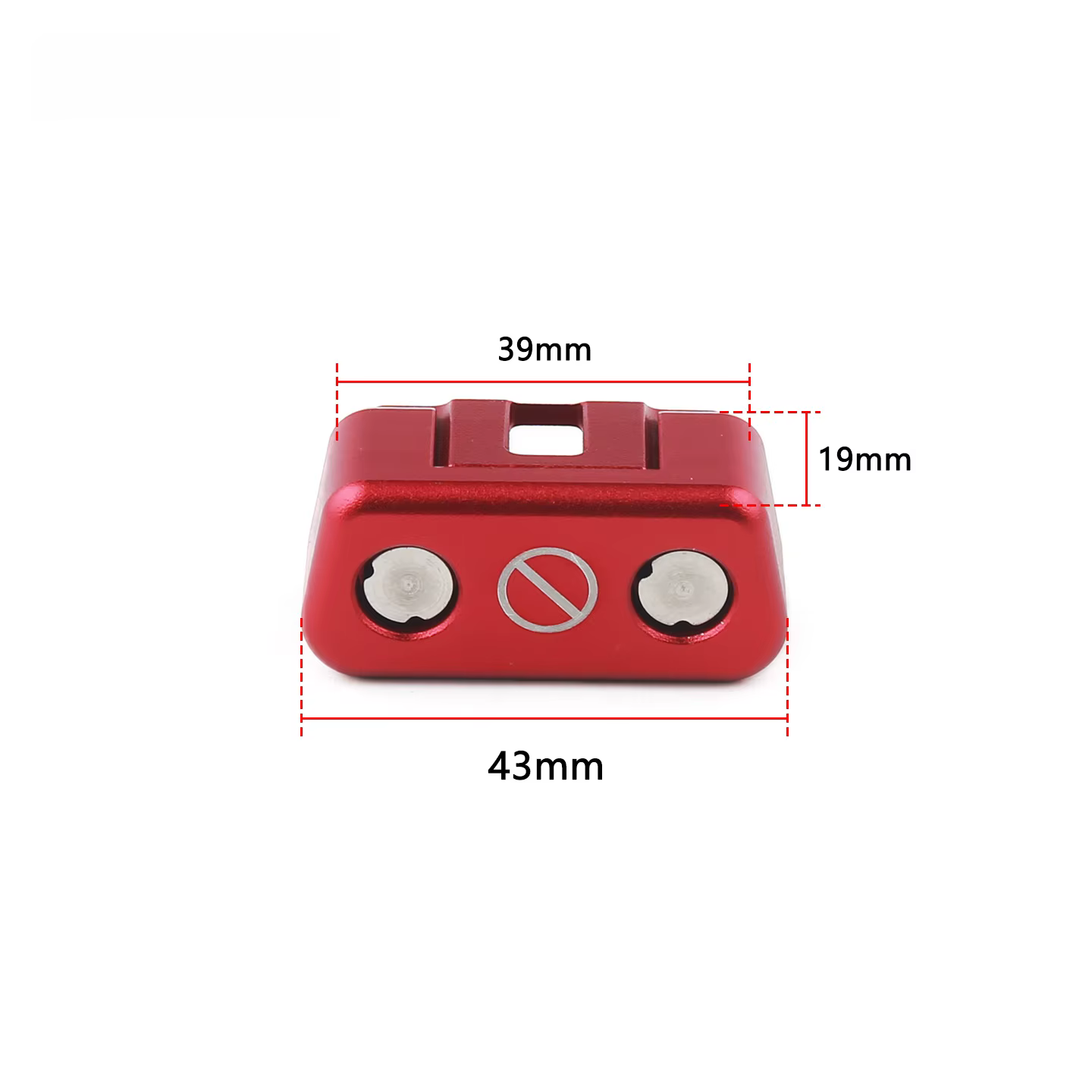 Verrouillage de port OBD2 - Protecteur antivol pour voitures, SUV et camions | Bloqueur d'interface universel OBD (rouge)