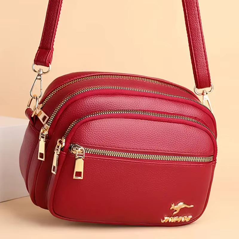 Sac à main en cuir souple de haute qualité pour femmes