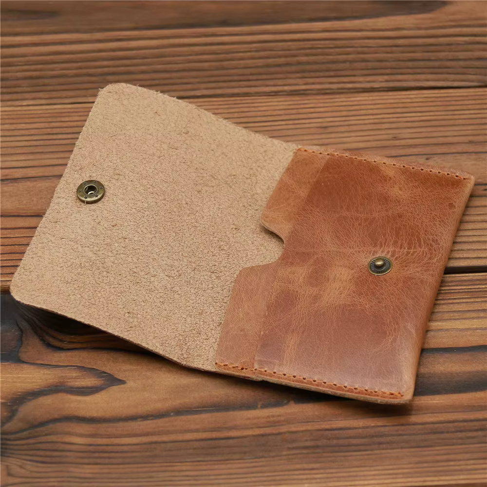 Portefeuille en cuir véritable pour hommes