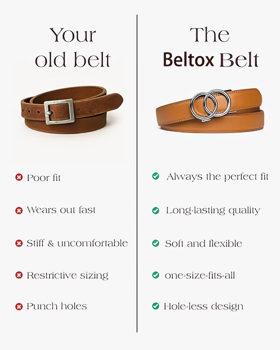 Ceinture à cliquet pour femmes
