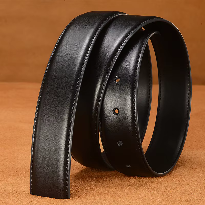 3.8 cm 3.5 cm 3.2 cm 3.0 cm 2.8 cm 2.4 cm ceinture en cuir véritable sans boucle
